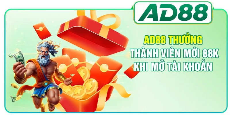 AD88 Thưởng Thành Viên - Top 3 Ưu Đãi Nổi Bật Nhất
