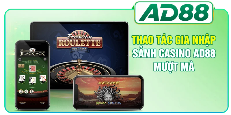 AD88 Casino Nổi Bật Với 3 Ưu Điểm Giữ Chân Hội Viên