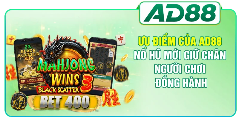 AD88 Nổ Hũ Mới - Top Game Có Jackpot Lớn Dễ Chinh Phục